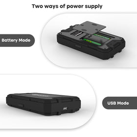 MAXUS dual-power scale with USB for uninterrupted use.