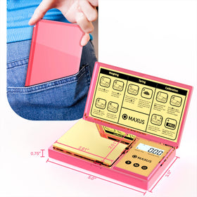 MAXUS tare function zeros containers for accurate net weights.