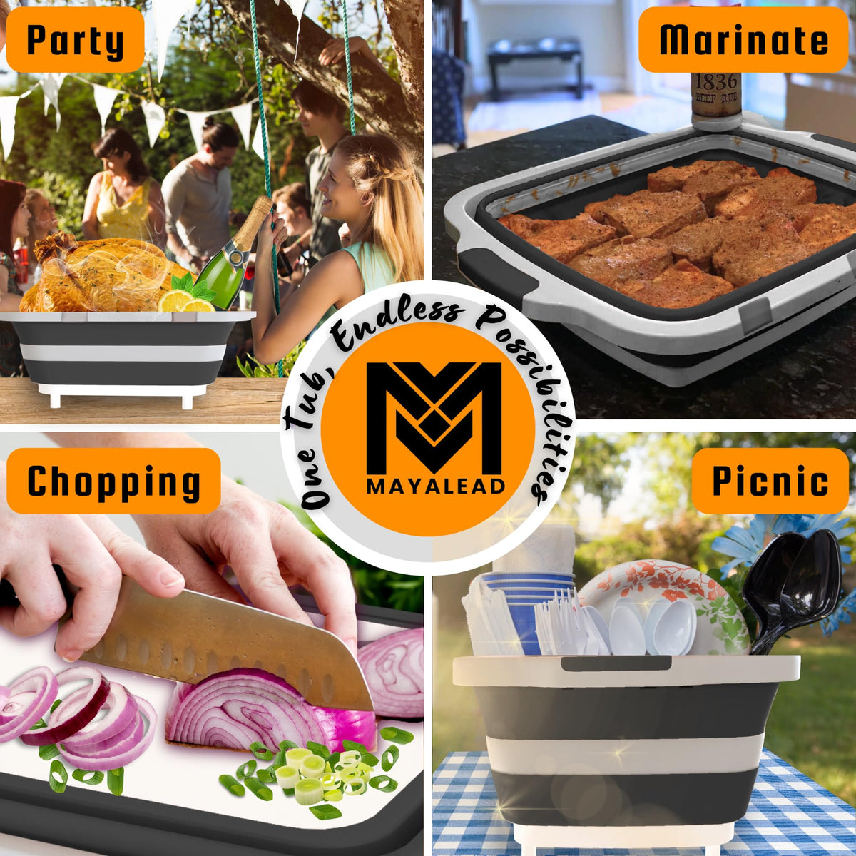 MAYALEAD easy-clean design saves time after barbecue sessions