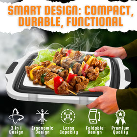 MAYALEAD indoor and outdoor use for versatile grilling and kitchen tasks