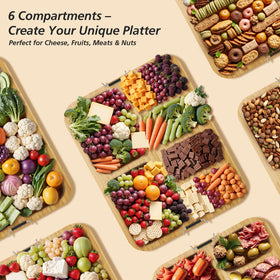 MAYELM charcuterie board easy-clean design simplifies after party cleanup
