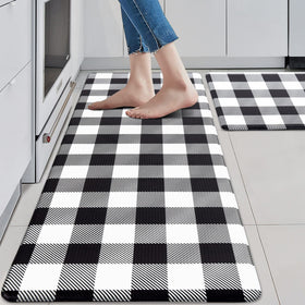 MAYHMYO anti-fatigue rug kitchen mat offers cushioned comfort during cooking
