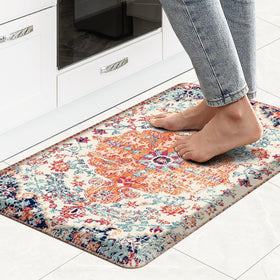 MAYHMYO Boho Kitchen Mat anti-fatigue for comfortable standing