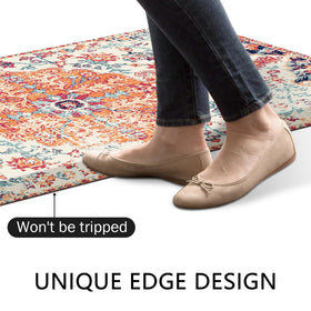 MAYHMYO Boho Kitchen Mat cushioned-foam for extra comfort