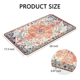 MAYHMYO Boho Kitchen Mat non-slip bottom keeps footing secure