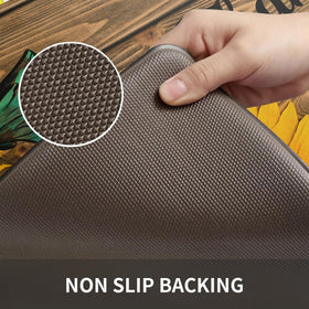 MAYHMYO Sunflower mat non-slip back keeps it in place