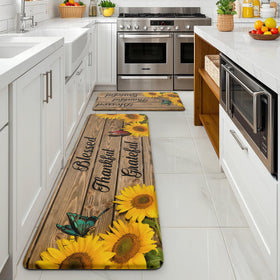 MAYHMYO Sunflower mat water-stain resistant stays clean