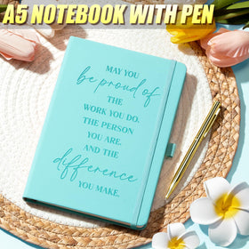 MAYICIVO gold-plated ballpoint pen adds a touch of elegance.