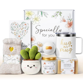MAYICIVO crocheted cactus adds whimsy and calm to any room.