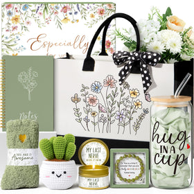 MAYICIVO canvas tote bag shown for gifting and daily use