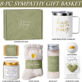 MAYICIVO sympathy candle vanilla coconut 3.5oz adds warm ambiance for remembrance