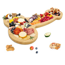 MAYISO funny aperitif board front view showing compact entertaining surface