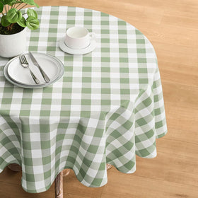 Maymiss buffalo plaid dining setup showcasing versatile farmhouse style for gatherings