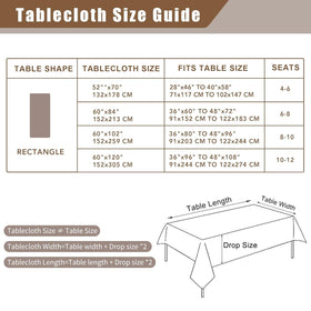 Maymiss easy-care tablecloth for busy homes and casual dining