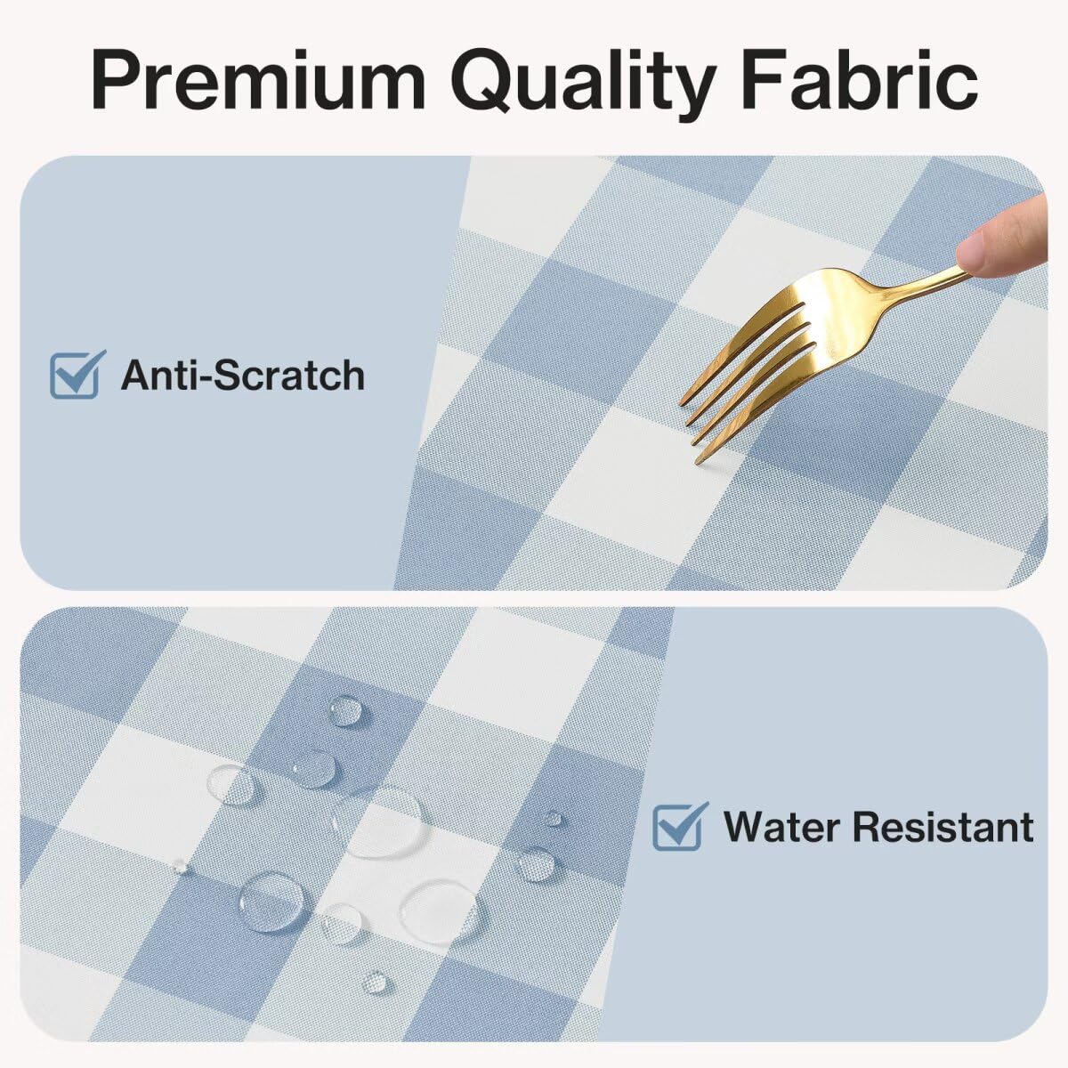 Maymiss versatile tablecloth for indoor dining, picnics, parties, and cafés.