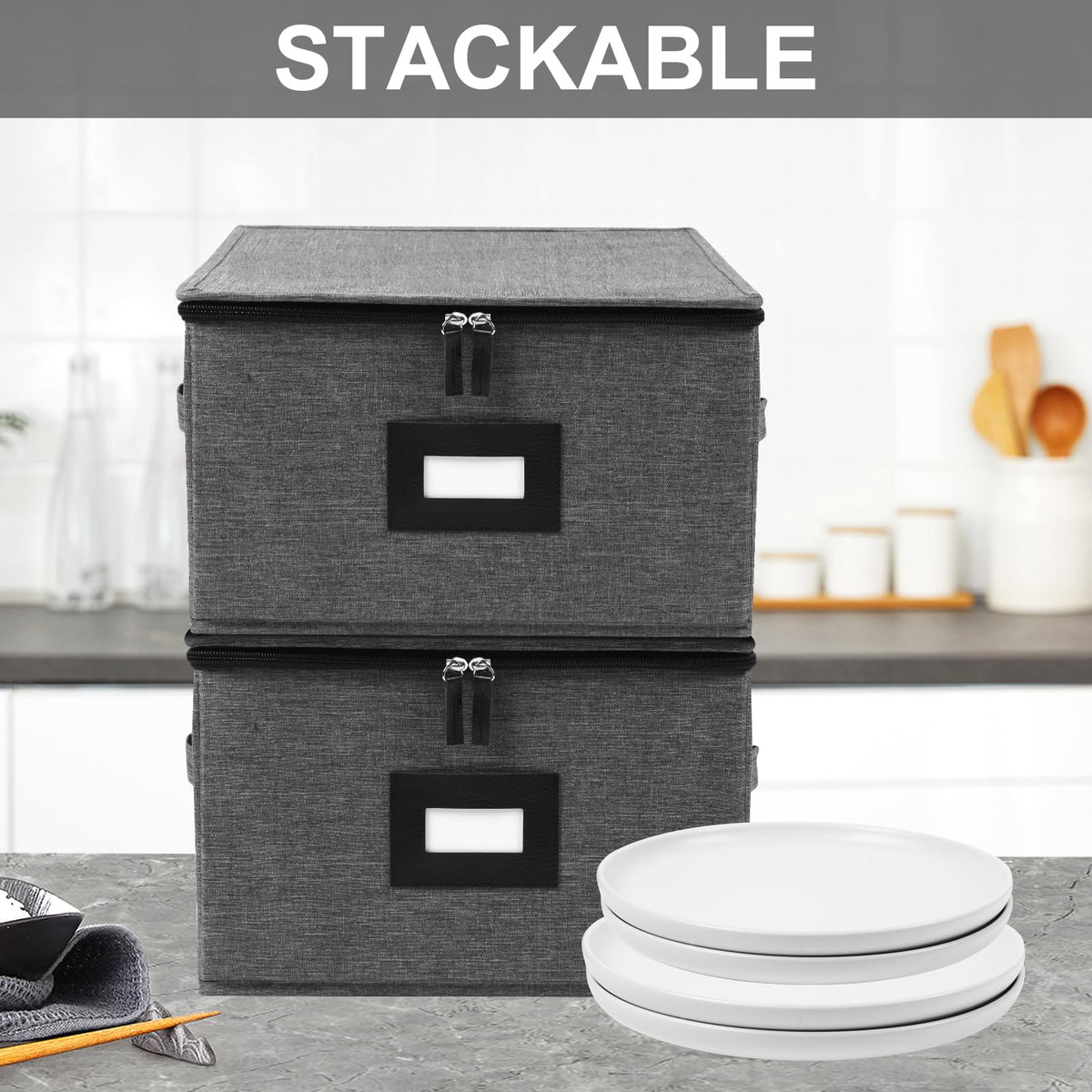 Mayniu label holder helps identify contents at a glance.
