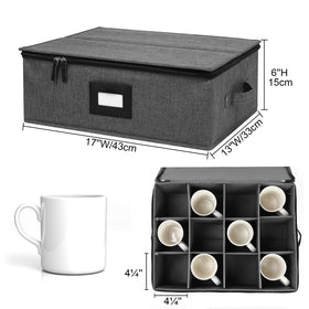 Mayniu Mug Storage Box multi-purpose design fits mugs and glassware.