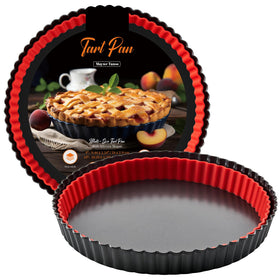 Maywe Tanso tart pan with removable bottom for clean crust release and uniform bake