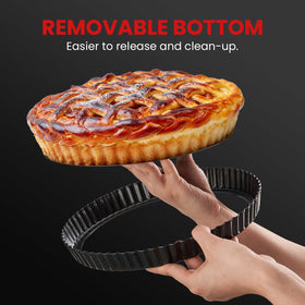 Maywe Tanso tart pan silicone ring shapes crust for even blind baking
