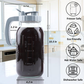 MBSRITY infusion-ready pitcher for tea and fruit flavors.