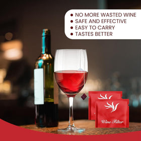 MBV 24pack wine filters enable easy use during gatherings.
