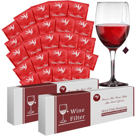 MBV wine sulfite filter compact pack for quick purification on the go.