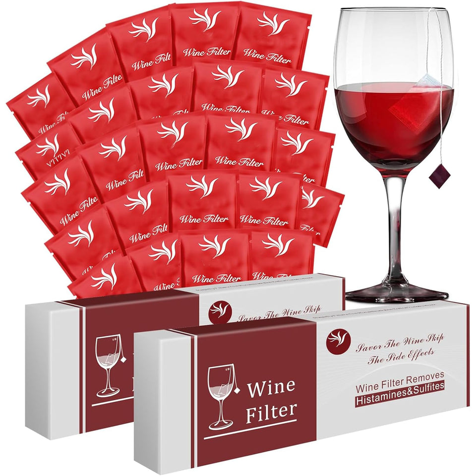 MBV wine sulfite filter compact pack for quick purification on the go.