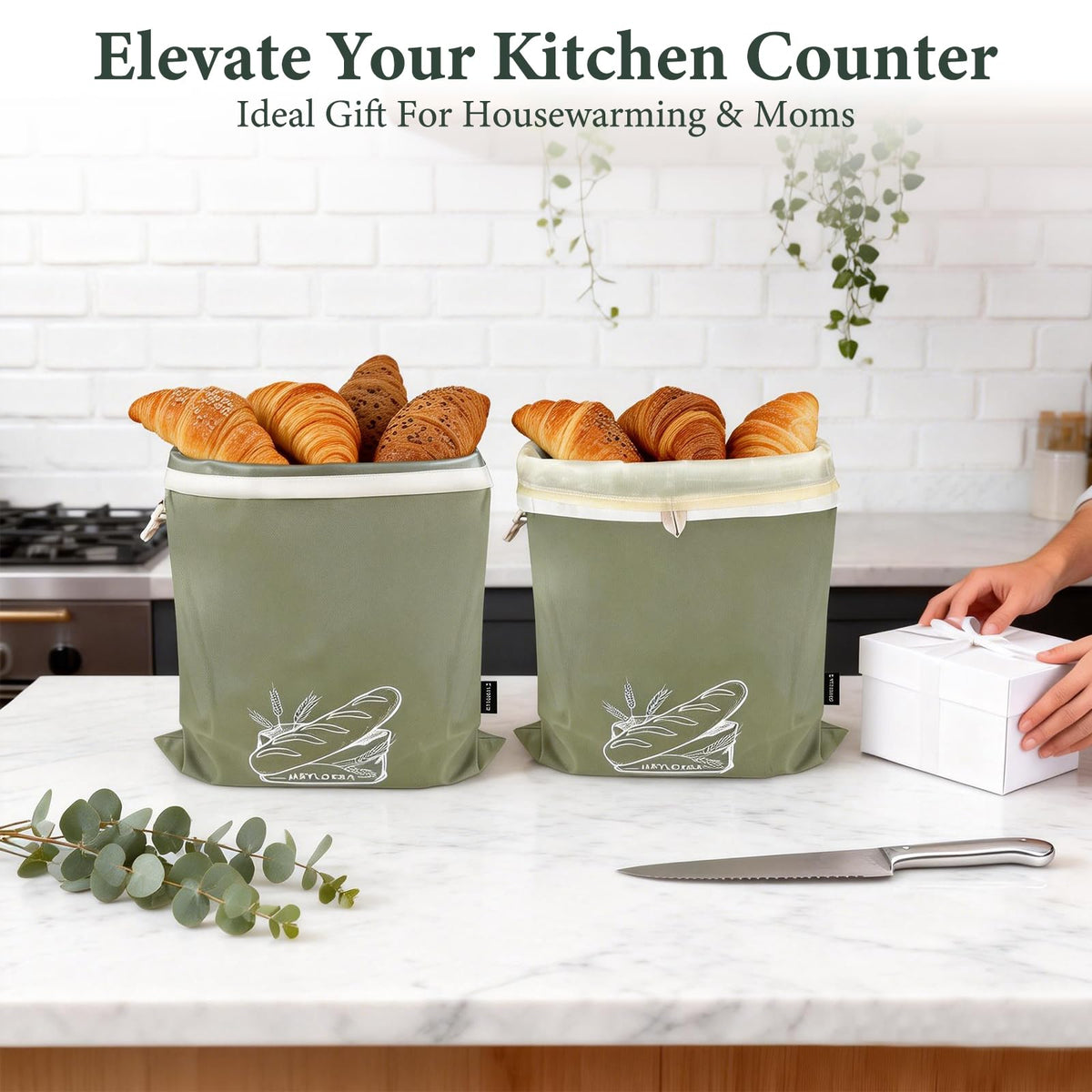 MBYLOEBA 13x17 inch bags fit large boules and long baguettes.