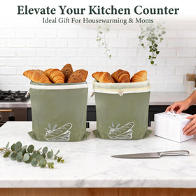 MBYLOEBA 13x17 inch bags fit large boules and long baguettes.