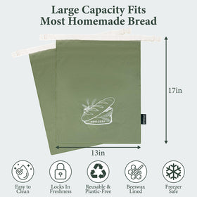 MBYLOEBA attached TPU freezer liner seals freshness and guards against freezer burn.