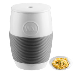 MCAEFER ZHCY ceramic egg cooker with lid for even heating.