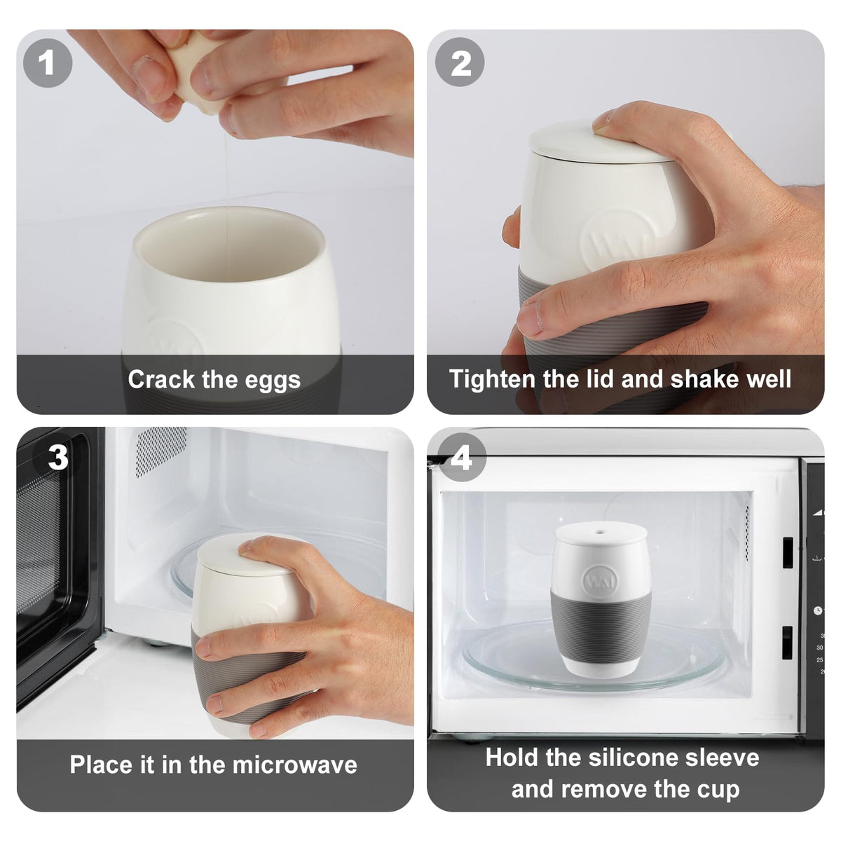 MCAEFER ZHCY microwave egg maker for quick breakfasts.