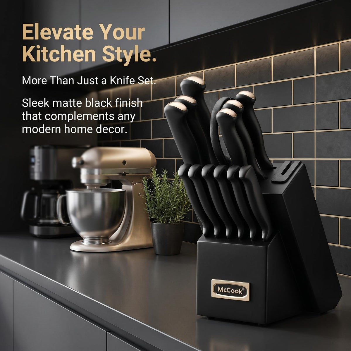 McCook dishwasher-safe design supports quick cleanup and convenience.