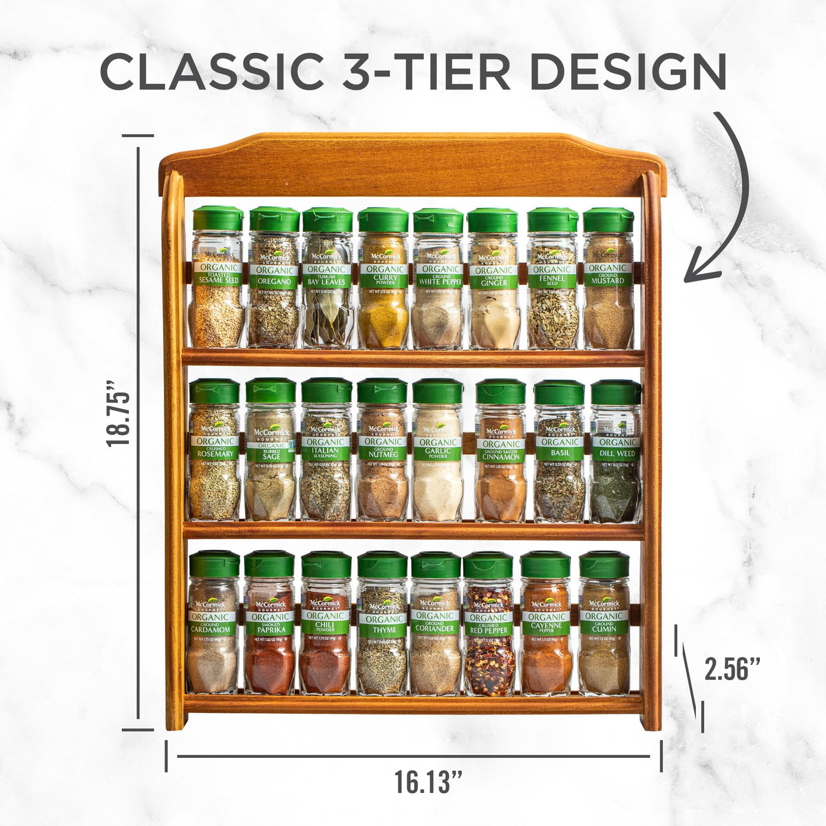 McCormick Gourmet gift-pack spice rack for home cooks.