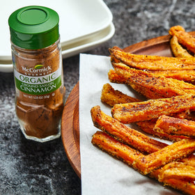 McCormick Gourmet organic paprika jar adds color to meals.