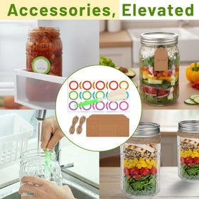 McUpper 12-pack includes extra lids, labels, and twine for gifting
