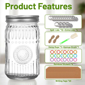 McUpper jar lid and band showing airtight seal for freshness and versatility