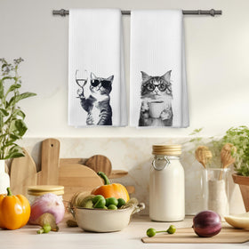 Mcehtle multiuse cat towels suitable for kitchen and bathroom.