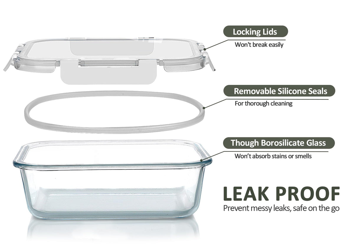 MCIRCO 12.5-oz glass container perfect for portions