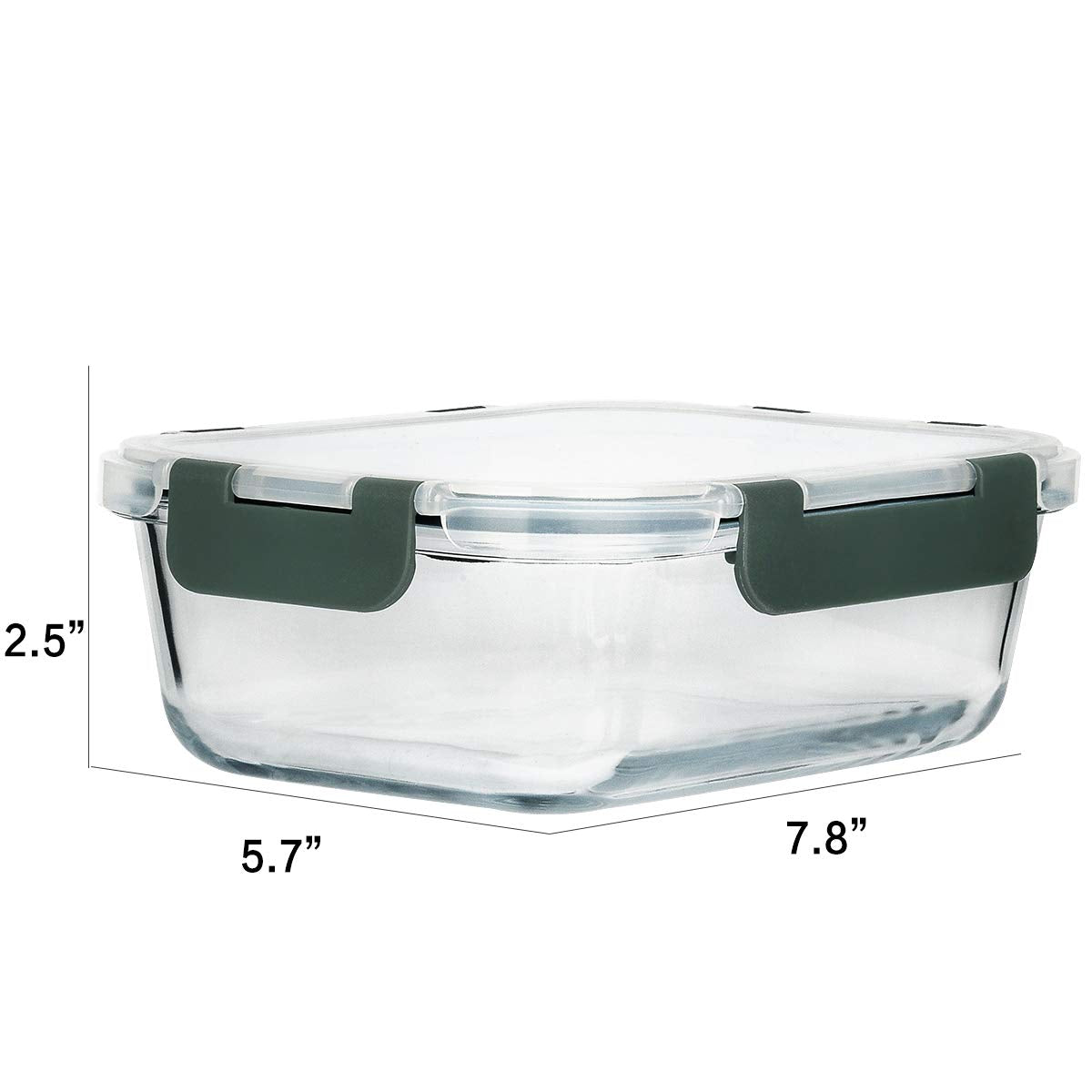 M MCIRCO airtight lids with silicone seals to prevent leaks and extend freshness.