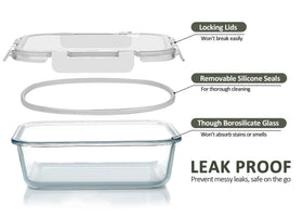 M MCIRCO airtight snap-lock lids showing leak protection and seal.