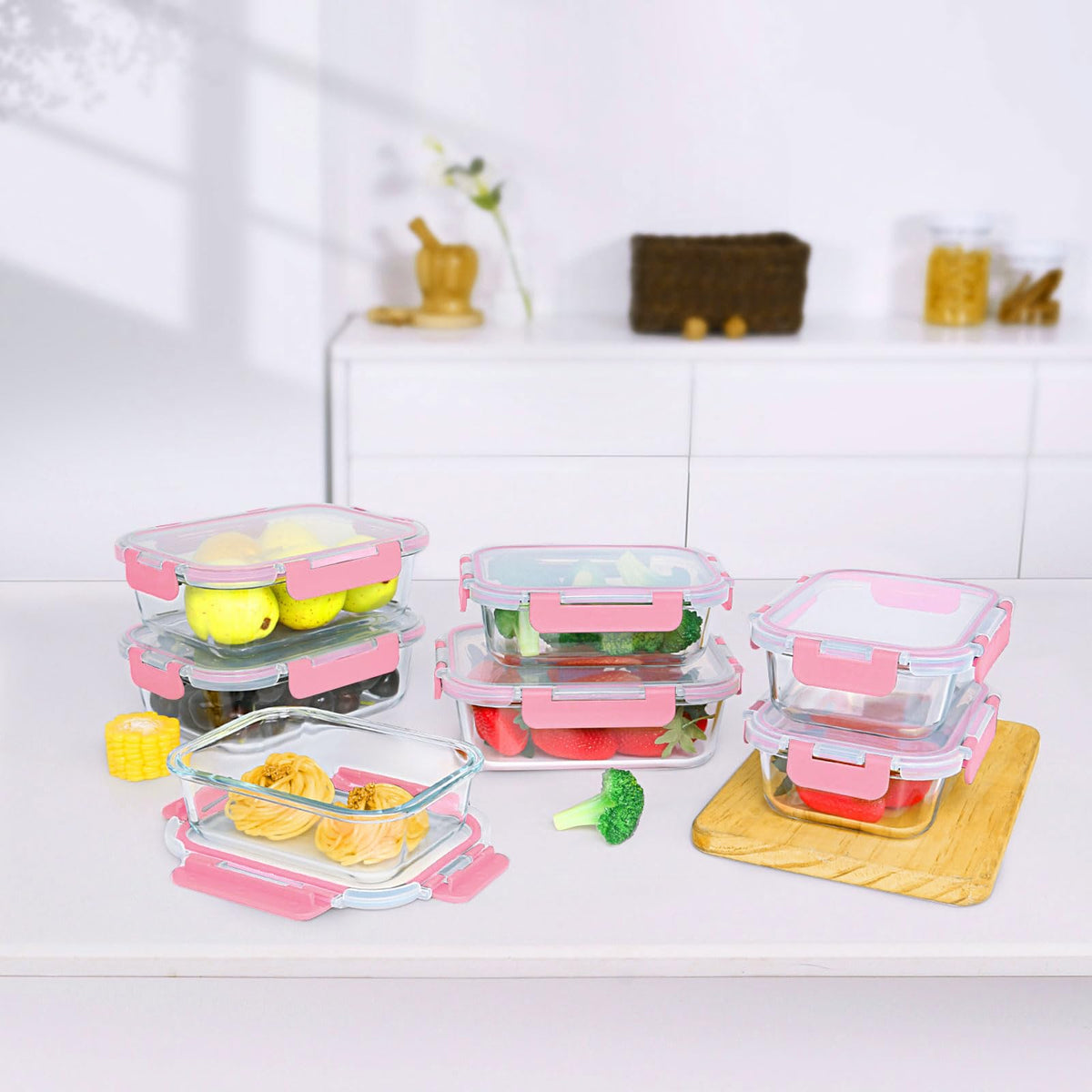 M MCIRCO dishwasher-safe containers for easy cleanup