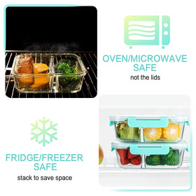 MCIRCO stackable design saves fridge and cabinet space