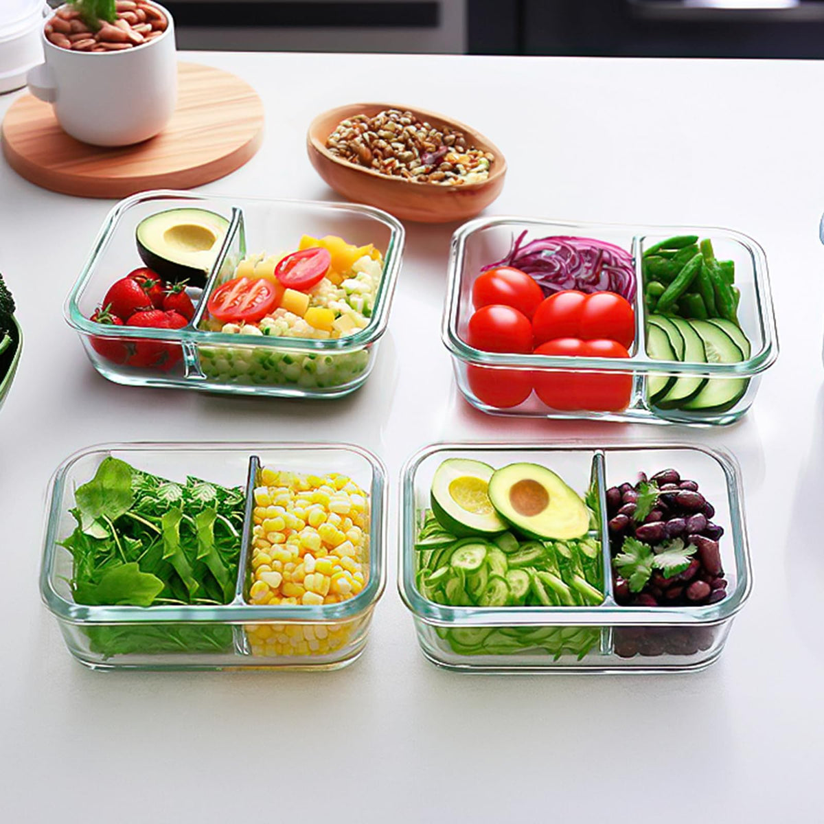M MCIRCO leakproof lid closed for travel-friendly lunches