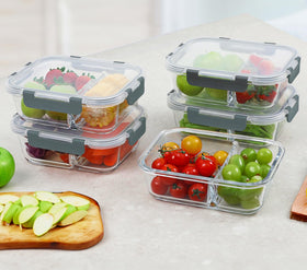 M MCIRCO sturdy glass for leftovers and gym meal prep