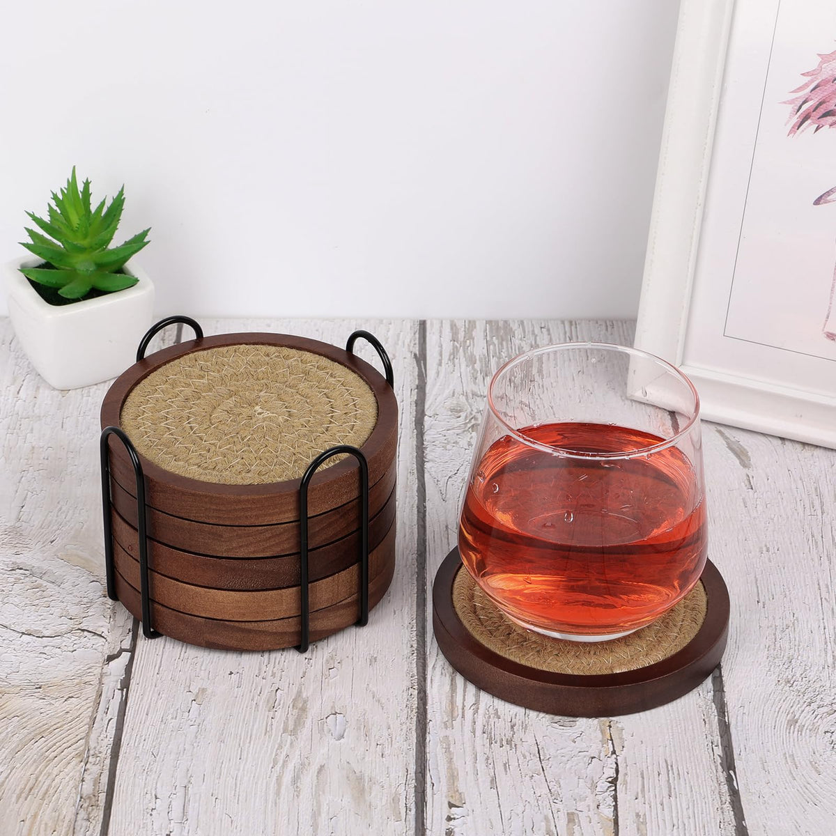 Mckanti coasters easy to clean and reuse after drying
