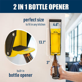 McKay built-in bottle opener adds convenience during gatherings