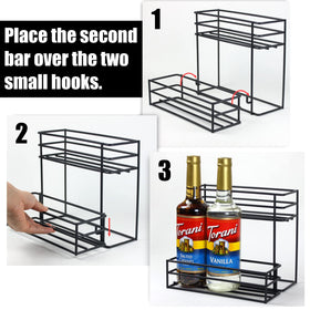 MCSAPIL small wine rack doubles as flavor storage for home bars.