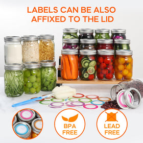 Mcupper 16oz regular-mouth jars on a shelf-ready design ideal for meal prep and snacks.