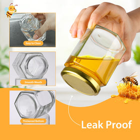 Mcupper airtight golden lid keeps contents fresh and mess-free